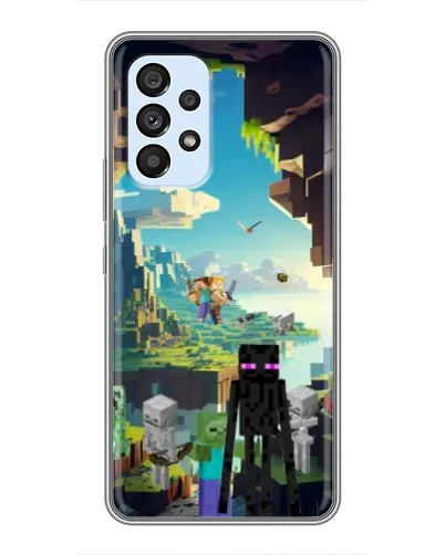 Чехол для Samsung Galaxy A33 (5G) с картинкой «Эндермен в лесу» Чехол для Samsung Galaxy A33 (5G) с картинкой «Эндермен в лесу»
