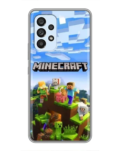 Чехол для Samsung Galaxy A33 (5G) с картинкой «Minecraft классический мир» Чехол для Samsung Galaxy A33 (5G) с картинкой «Minecraft классический мир»