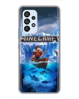 Чехол для Samsung Galaxy A33 (5G) с картинкой «Minecraft ледяной мир» Чехол для Samsung Galaxy A33 (5G) с картинкой «Minecraft ледяной мир»