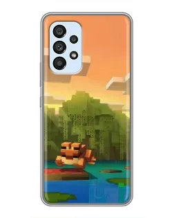 Чехол для Samsung Galaxy A33 (5G) с картинкой «Майнкрафт закат солнца» Чехол для Samsung Galaxy A33 (5G) с картинкой «Майнкрафт закат солнца»