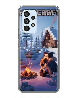 Чехол для Samsung Galaxy A33 (5G) с картинкой «Зимний Minecraft» Чехол для Samsung Galaxy A33 (5G) с картинкой «Зимний Minecraft»