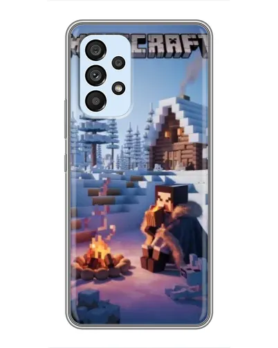 Чехол для Samsung Galaxy A33 (5G) с картинкой «Зимний Minecraft» Чехол для Samsung Galaxy A33 (5G) с картинкой «Зимний Minecraft»