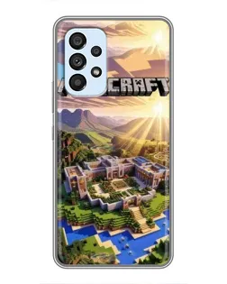 Чехол для Samsung Galaxy A33 (5G) с картинкой «Minecraft панорама» Чехол для Samsung Galaxy A33 (5G) с картинкой «Minecraft панорама»