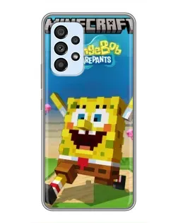 Чехол для Samsung Galaxy A33 (5G) с картинкой «Губка Боб Minecraft» Чехол для Samsung Galaxy A33 (5G) с картинкой «Губка Боб Minecraft»