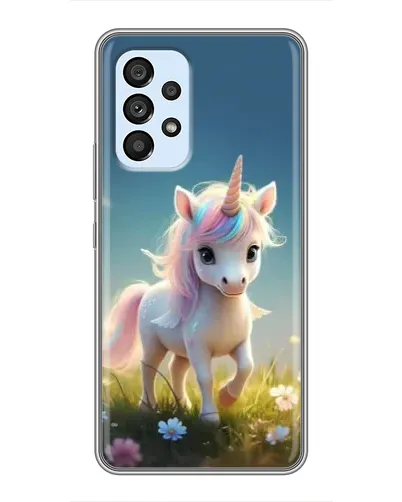 Чехол для Samsung Galaxy A33 (5G) с картинкой «Единорог на поляне» Чехол для Samsung Galaxy A33 (5G) с картинкой «Единорог на поляне»