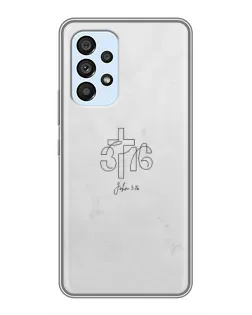 Чохол для Samsung Galaxy A33 (5G) з картинкою «Івана 3:16 Хрест» Чохол для Samsung Galaxy A33 (5G) з картинкою «Івана 3:16 Хрест»