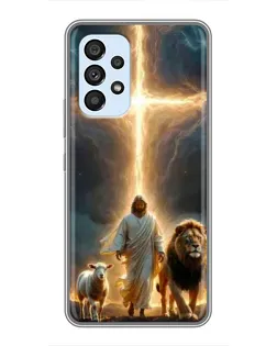 Чохол для Samsung Galaxy A33 (5G) з картинкою «Лев Юди та Світло» Чохол для Samsung Galaxy A33 (5G) з картинкою «Лев Юди та Світло»