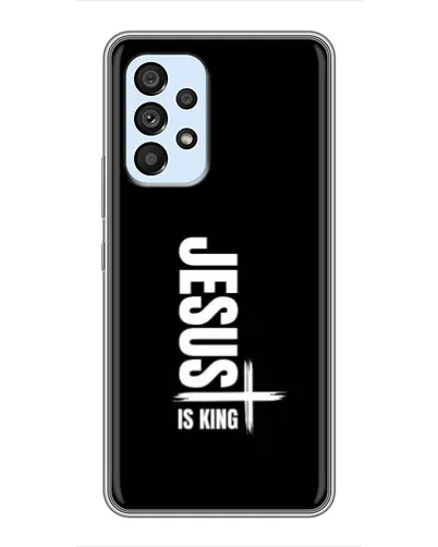 Чехол для Samsung Galaxy A33 (5G) с картинкой «Вертикаль веры Jesus»