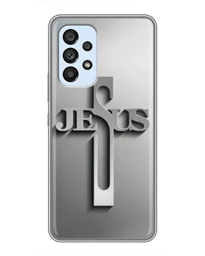 Чехол для Samsung Galaxy A33 (5G) с картинкой «Металлический крест Jesus» Чехол для Samsung Galaxy A33 (5G) с картинкой «Металлический крест Jesus»
