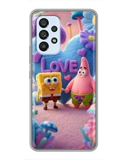 Чехол для Samsung Galaxy A33 (5G) с картинкой «Губка Боб Патрик»
