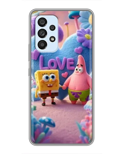 Чехол для Samsung Galaxy A33 (5G) с картинкой «Губка Боб Патрик»