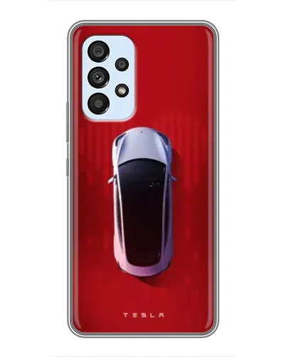 Чехол для Samsung Galaxy A33 (5G) с картинкой «Tesla Top View»