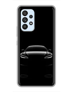 Чехол для Samsung Galaxy A33 (5G) с картинкой «Силуэт Tesla Night»