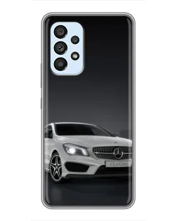 Чехол для Samsung Galaxy A33 (5G) с картинкой «Mercedes AMG GT Silver»