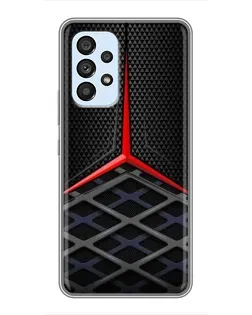 Чехол для Samsung Galaxy A33 (5G) с картинкой «Mercedes Carbon Grid»