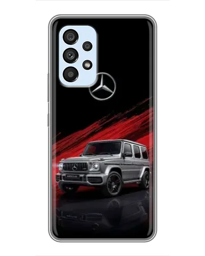 Чехол для Samsung Galaxy A33 (5G) с картинкой «Mercedes G-Class красный»