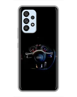 Чехол для Samsung Galaxy A33 (5G) с картинкой «Салон Audi — руль» Чехол для Samsung Galaxy A33 (5G) с картинкой «Салон Audi — руль»