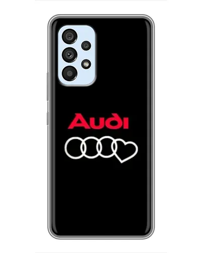 Чехол для Samsung Galaxy A33 (5G) с картинкой «Логотип Audi Heart»