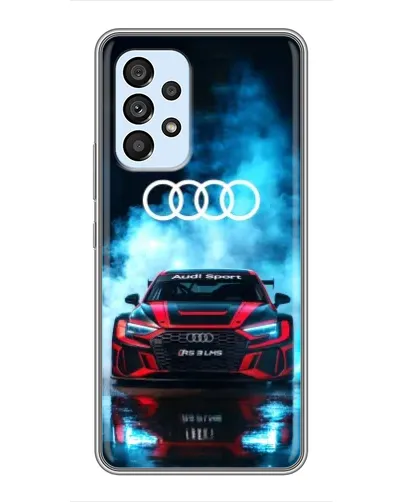 Чехол для Samsung Galaxy A33 (5G) с картинкой «Audi Sport — неон»