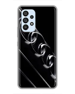 Чехол для Samsung Galaxy A33 (5G) с картинкой «Audi — абстрактные кольца»