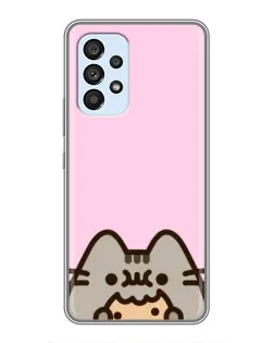 Чехол для Samsung Galaxy A33 (5G) с картинкой «Pusheen и печенье» Чехол для Samsung Galaxy A33 (5G) с картинкой «Pusheen и печенье»