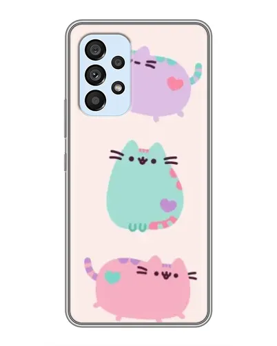 Чехол для Samsung Galaxy A33 (5G) с картинкой «Pusheen трио» Чехол для Samsung Galaxy A33 (5G) с картинкой «Pusheen трио»