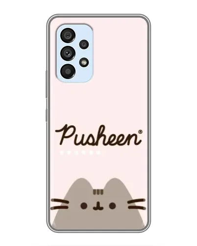 Чехол для Samsung Galaxy A33 (5G) с картинкой «Pusheen логотип» Чехол для Samsung Galaxy A33 (5G) с картинкой «Pusheen логотип»