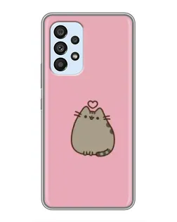 Чехол для Samsung Galaxy A33 (5G) с картинкой «Pusheen сердце» Чехол для Samsung Galaxy A33 (5G) с картинкой «Pusheen сердце»