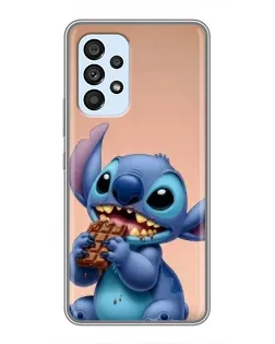 Чехол для Samsung Galaxy A33 (5G) с картинкой «Стич ест шоколад» Чехол для Samsung Galaxy A33 (5G) с картинкой «Стич ест шоколад»