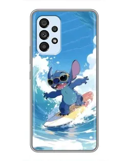 Чехол для Samsung Galaxy A33 (5G) с картинкой «Стич на волне» Чехол для Samsung Galaxy A33 (5G) с картинкой «Стич на волне»