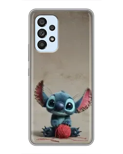 Чехол для Samsung Galaxy A33 (5G) с картинкой «Стич на коричневом фоне» Чехол для Samsung Galaxy A33 (5G) с картинкой «Стич на коричневом фоне»