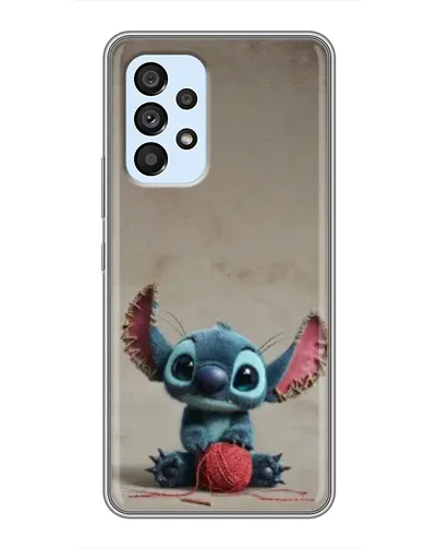 Чехол для Samsung Galaxy A33 (5G) с картинкой «Стич на коричневом фоне» Чехол для Samsung Galaxy A33 (5G) с картинкой «Стич на коричневом фоне»