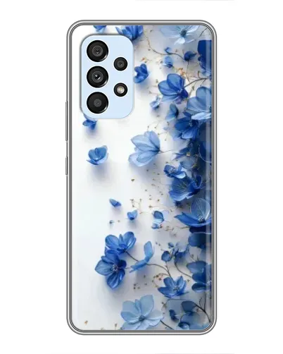 Чехол для Samsung Galaxy A33 (5G) с картинкой «Голубой цветочный каскад» Чехол для Samsung Galaxy A33 (5G) с картинкой «Голубой цветочный каскад»