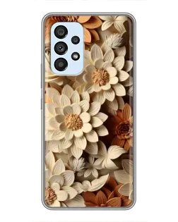 Чехол для Samsung Galaxy A33 (5G) с картинкой «Бежевый флористический декор» Чехол для Samsung Galaxy A33 (5G) с картинкой «Бежевый флористический декор»
