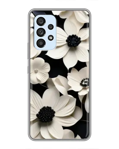 Чехол для Samsung Galaxy A33 (5G) с картинкой «Объемные белые цветы» Чехол для Samsung Galaxy A33 (5G) с картинкой «Объемные белые цветы»