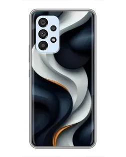 Чохол для Samsung Galaxy A33 (5G) з картинкою «Об'ємні чорно-білі стрічки» Чохол для Samsung Galaxy A33 (5G) з картинкою «Об'ємні чорно-білі стрічки»