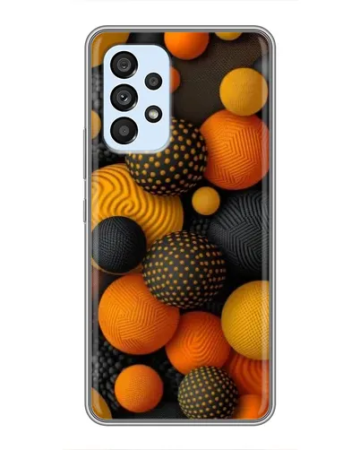 Чехол для Samsung Galaxy A33 (5G) с картинкой «Объемные оранжевые сферы» Чехол для Samsung Galaxy A33 (5G) с картинкой «Объемные оранжевые сферы»