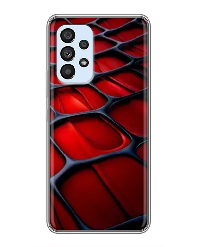 Чехол для Samsung Galaxy A33 (5G) с картинкой «Красная глянцевая сетка» Чехол для Samsung Galaxy A33 (5G) с картинкой «Красная глянцевая сетка»