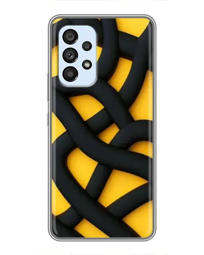 Чехол для Samsung Galaxy A33 (5G) с картинкой «Черное желтое переплетение» Чехол для Samsung Galaxy A33 (5G) с картинкой «Черное желтое переплетение»
