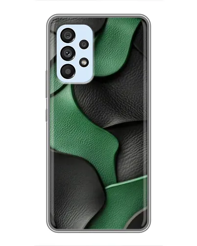 Чехол для Samsung Galaxy A33 (5G) с картинкой «Зеленые кожаные волны» Чехол для Samsung Galaxy A33 (5G) с картинкой «Зеленые кожаные волны»