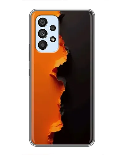 Чехол для Samsung Galaxy A33 (5G) с картинкой «Оранжевый разлом» Чехол для Samsung Galaxy A33 (5G) с картинкой «Оранжевый разлом»
