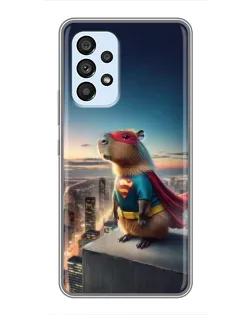 Чехол для Samsung Galaxy A33 (5G) с картинкой «Капи-мен супергерой» Чехол для Samsung Galaxy A33 (5G) с картинкой «Капи-мен супергерой»