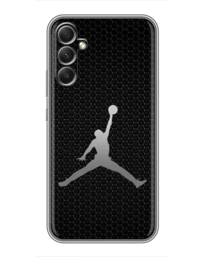 Чехол для Samsung Galaxy A34 с картинкой «Jordan Dark Carbon»