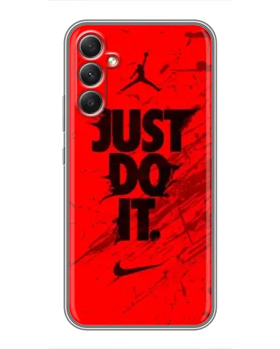 Чехол для Samsung Galaxy A34 с картинкой «Nike Just Do It»