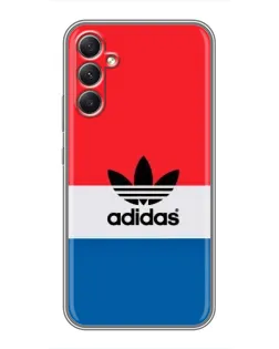 Чехол для Samsung Galaxy A34 с картинкой «Ретро блоки Adidas» Чехол для Samsung Galaxy A34 с картинкой «Ретро блоки Adidas»