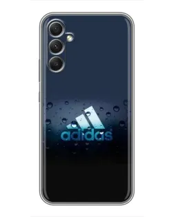 Чехол для Samsung Galaxy A34 с картинкой «Adidas Water Drops» Чехол для Samsung Galaxy A34 с картинкой «Adidas Water Drops»