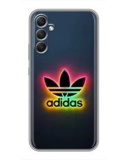 Чехол для Samsung Galaxy A34 с картинкой «Неоновый Adidas» Чехол для Samsung Galaxy A34 с картинкой «Неоновый Adidas»