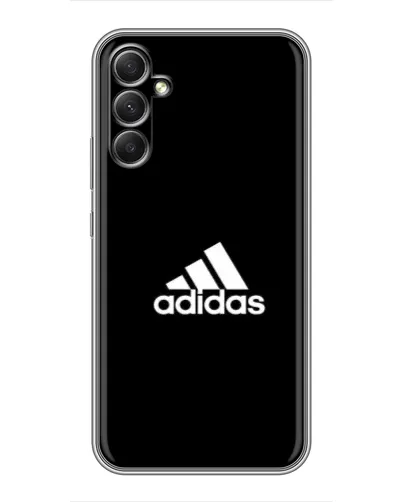 Чехол для Samsung Galaxy A34 с картинкой «Черная классика Adidas» Чехол для Samsung Galaxy A34 с картинкой «Черная классика Adidas»