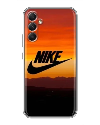 Чехол для Samsung Galaxy A34 с картинкой «Nike — вечерний горизонт» Чехол для Samsung Galaxy A34 с картинкой «Nike — вечерний горизонт»