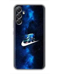 Чехол для Samsung Galaxy A34 с картинкой «Звездный путь Nike»